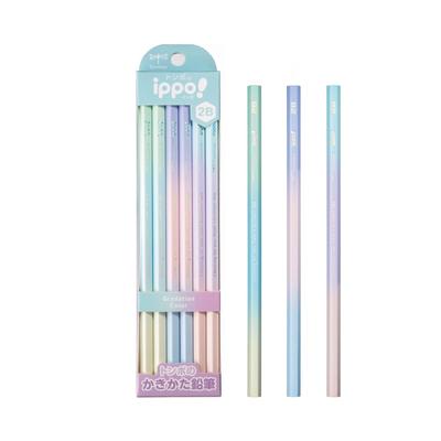 Tombow Pencil Writing Pencils 2B Gradient Colors 1 Dozen Ippo! KB-KUB01-2B