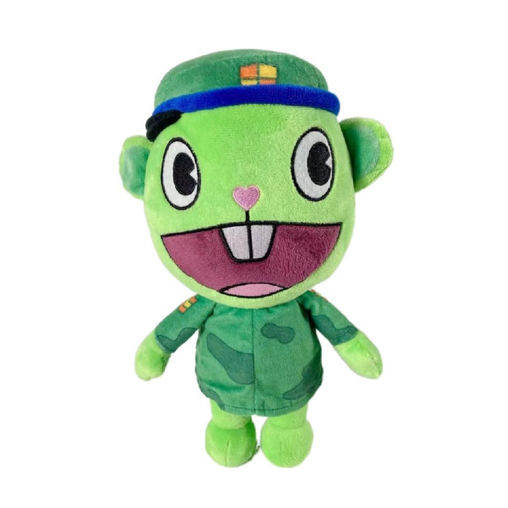 The HTF Happy Tree Friends Anime Happy Tree Friends Soldier Fliqpy Plush Toys Dolls Military Flipy Doll Plush Toy for Kids Gift