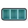 Silicone Food Storage Container with Lid Reusable Freezer Lunch Box Tray Divided Meal Prep Container for Kitchen