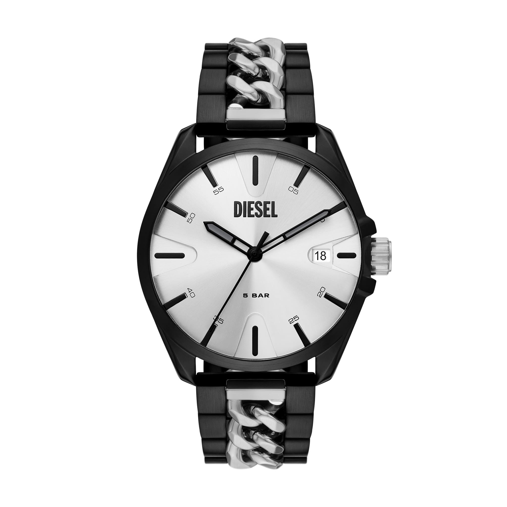 

Diesel MS9 Analog Multicolor Dial Watch Modern Men s DZ2176, Two-Tone,