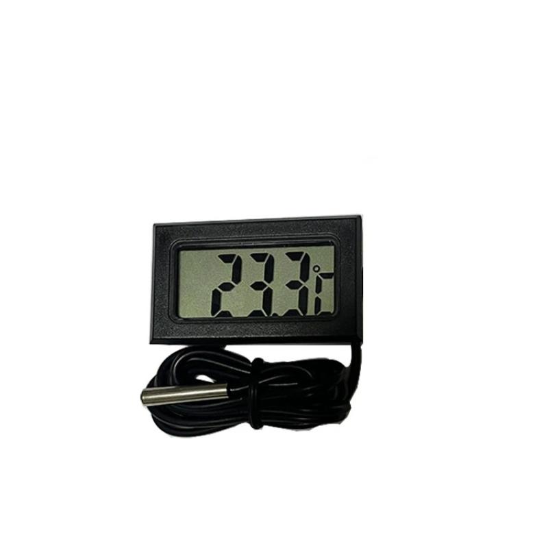 Mini Digital Thermometer -20°C To 110°C Lcd Display With 1Meter Ntc Sensor For Home Kitchen Refrigerator Temperature Monitoring
