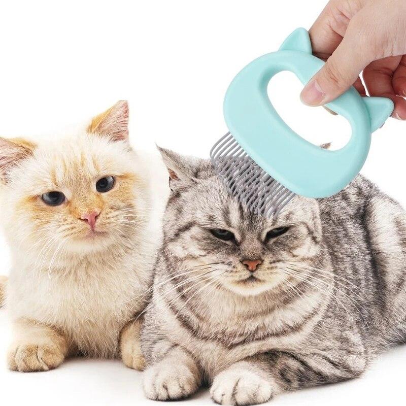 Pet Cat Comb Shell Shape Hair Removal Brush for Long and Short Hair Open Knot Comb Pet Cleaning Grooming Supplies