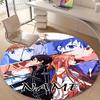 Personalized S-Sword Art Online Round Chair Office Rug - Perfect for Mat, Office Chair & More - Ideal Gift for Birthdays and Holidays