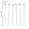 300Pcs Clear Crystal Rhinestone Head Pins Straight Shank Floral Wedding Pins  Bouquet Decoration