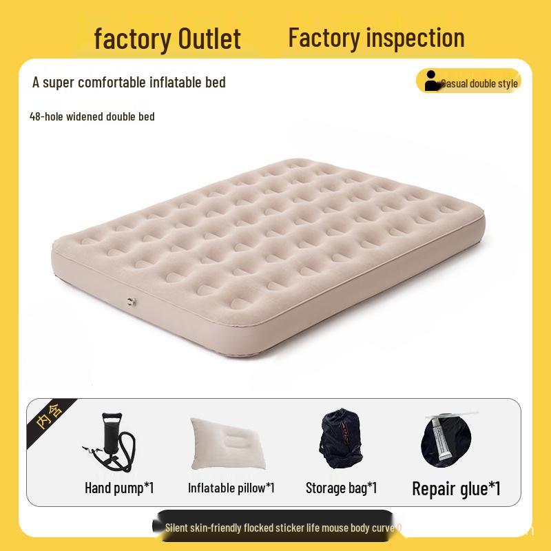 Colchonete Inflável Portátil para Camping com Montagem Automática de Barraca