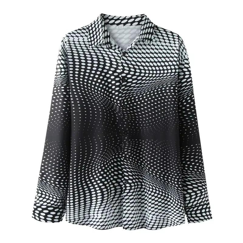 Men's Shirt Pattern Shirt 3D Printed Shirt Outdoor Street Long Sleeved V-Neck Clothing Fashion Designer Casual and Comfortable