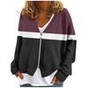 Womens Zip Up Sweaters Sweatshirts Long Sleeve Oversized Jackets Soft Casual Loose Tunic Tops