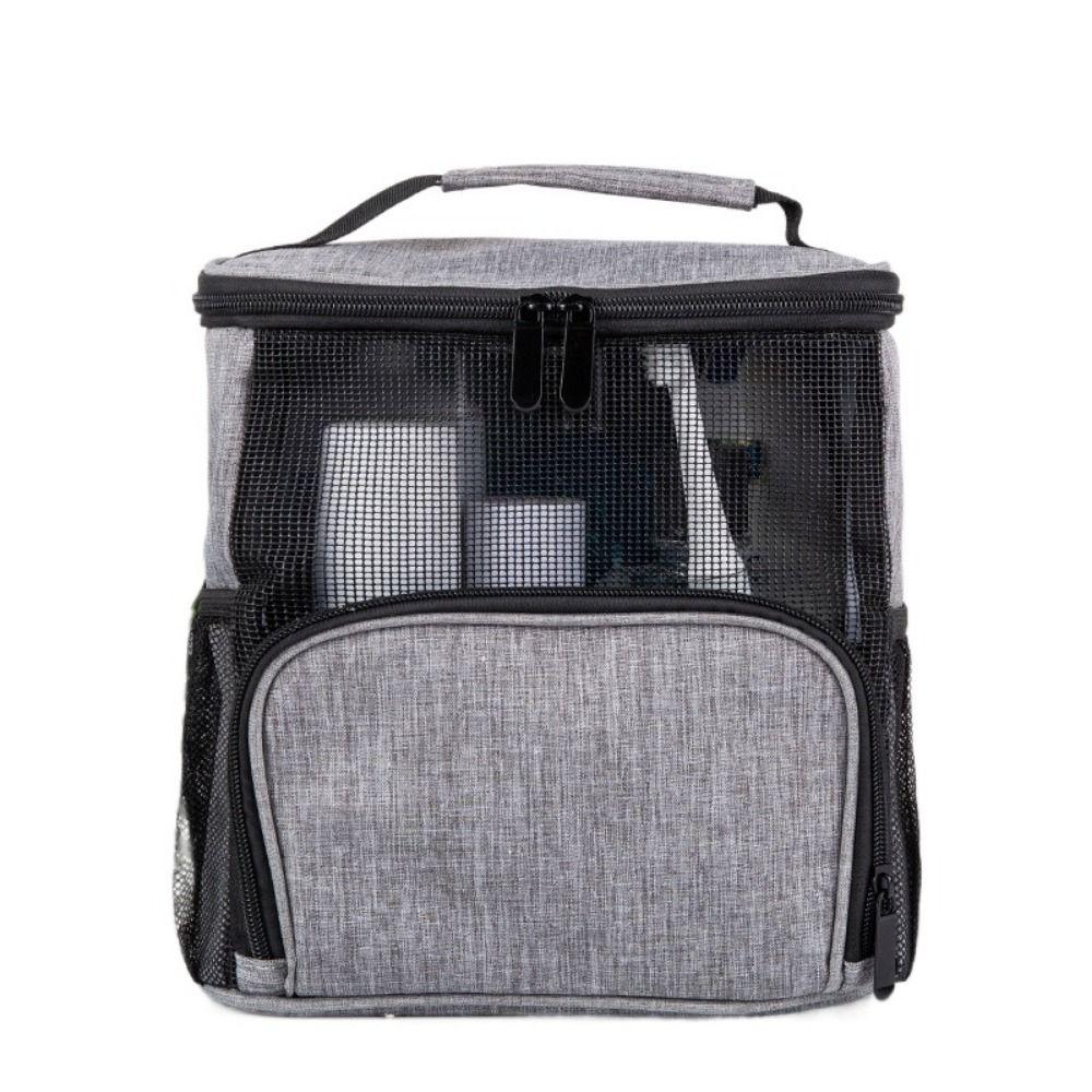 Quick Dry Shower Bag Portable Toiletry Case Lightweight Foldable Mesh Tote  Bathroom