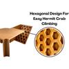 Hermit Crab Habitat Tunnel Cave Hidden Corner Environment Decoration Made Of Eco Friendly Resin For Reptile Tank Hide Setup