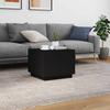 LED Coffee Table Black 50 x 50 x 40 cm