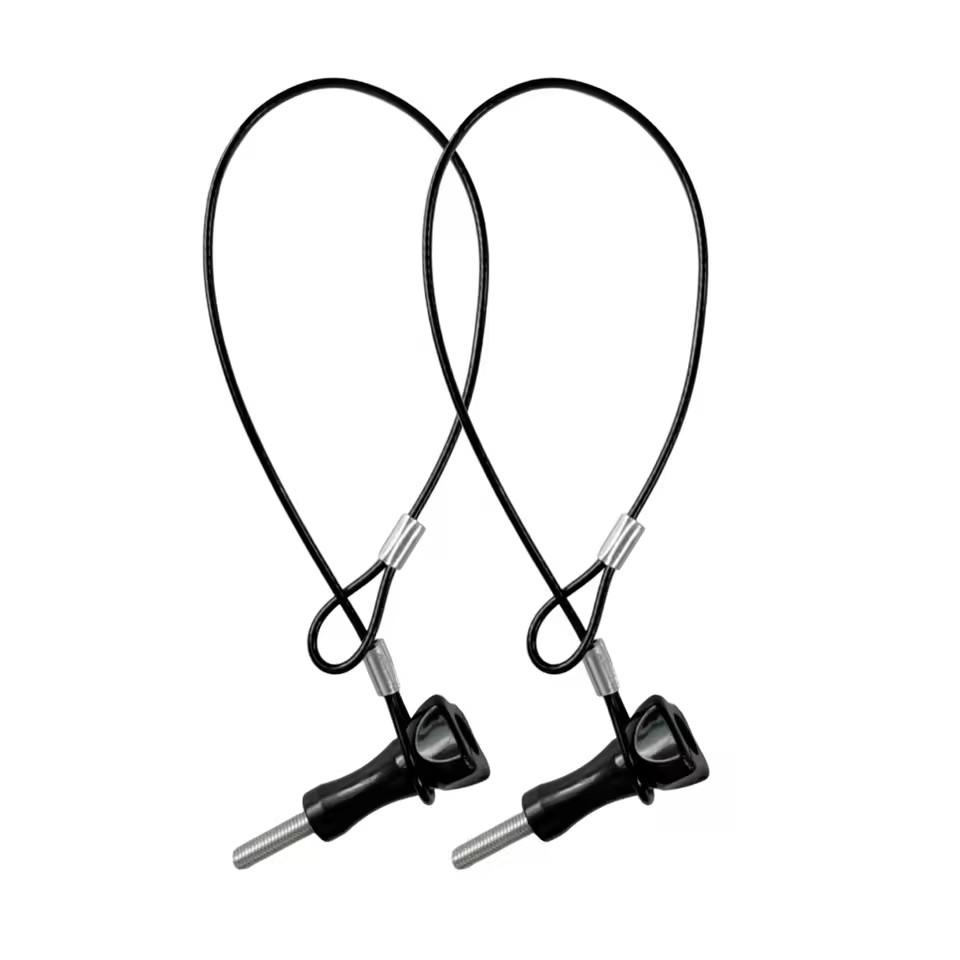 Edelstahl-Sicherungsleine Sicherheitsband Stahlseil mit Schraube Kurzes Seil Handgelenk Hand Universal für GoPro Insta360