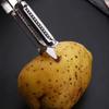 3 In 1 Stainless Steel Fruit Vegetable Peeler Sharp Blades Easy Peeling Easy Storage For Home Kitchen Daily Cooking Prep