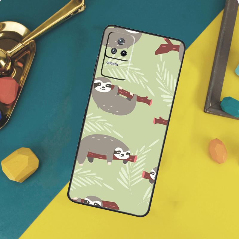

Милый Чехол с Ленивцем для Xiaomi 14T 11T 12T 13T Pro 13 14 15 Ultra POCO X7 Pro X3 X5 X6 F5 F6 M6 Pro Чехол Xiaomi 13