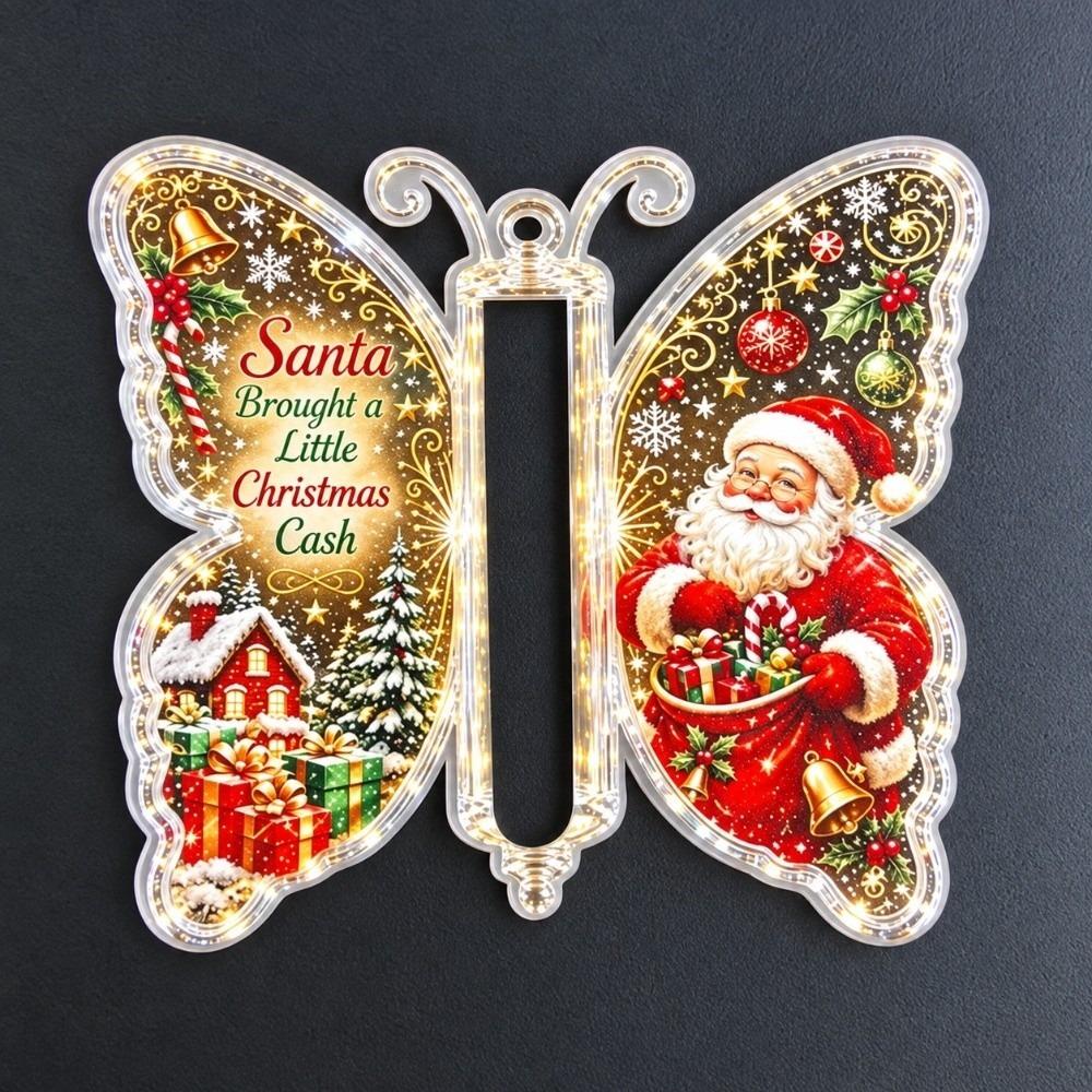 Lightweight Butterfly Christmas Ornament Transparent Holiday Tree Decoration  Kids Gifts
