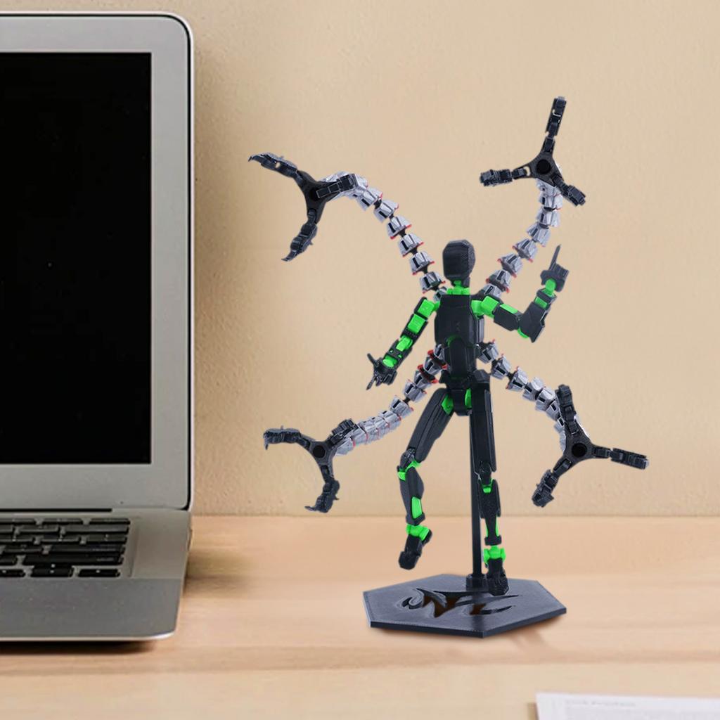 Mobile Doll Set, 3D Printed Titan Robot Mobile Doll, Posable Mobile Doll, Suitable For Collectors, Desktop Decoration