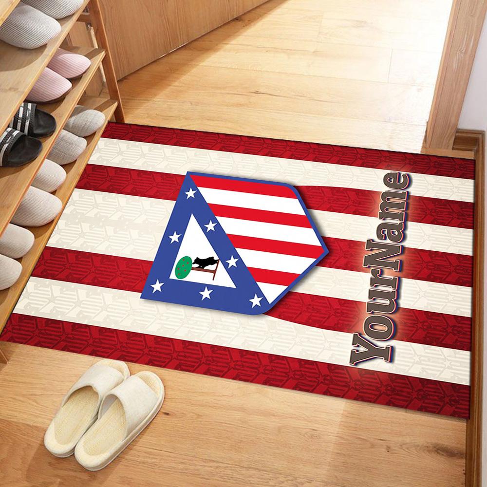 Atletico Madrid Personalized Name Carpet Suitable for Hallway Balcony Game Room Kitchen Antislip Carpet Anime Office Decor Spiritual Gift