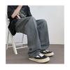 Mens Oversize Straight Leg Jeans Teen Streetwear Vintage Casual Denim Pants