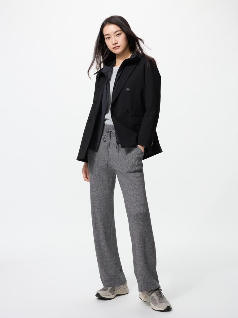 Uniqlo Japan Washable Knit Rib Pants Long Length