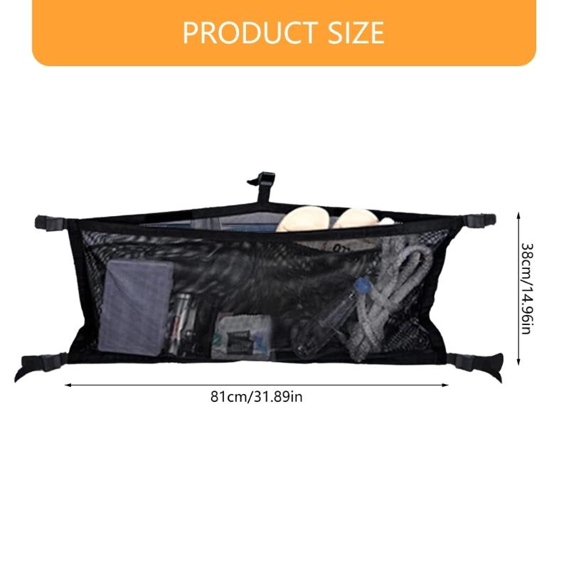 Boat Storage Bag For Fishing Equipment Life Vest Organization Adjustable Design With Ventilated Mesh Panels Waterproof