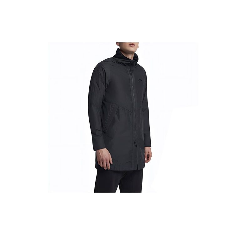 

Nike Sportswear Logo Удобная повседневная куртка мужская куртка черная 886252-010 M