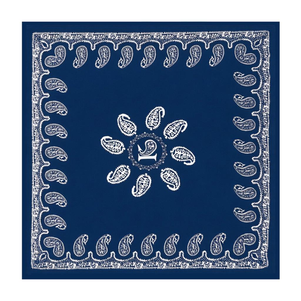 90cm Trendy Paisley Silk-Style Headscarf for Women - European American Design
