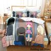 NIJIYON ANIMATION Bed Ensemble Single Size Single Size Full Queen Dimension King Size Size Bed Kit Adult Kid Bedroom Duvetcover Sets Anime parure de