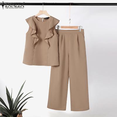 Lässige Zweiteiler-Sets aus Tanktops und Hosen für Damen