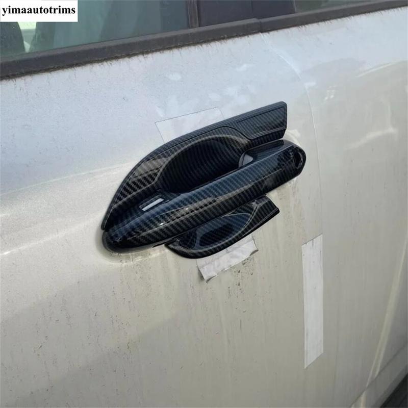 Side Rearview Mirror / Door Handle Decoration Cover Trim For Toyota Land Cruiser 300 LC300  - 2025 ABS Chrome Accessories