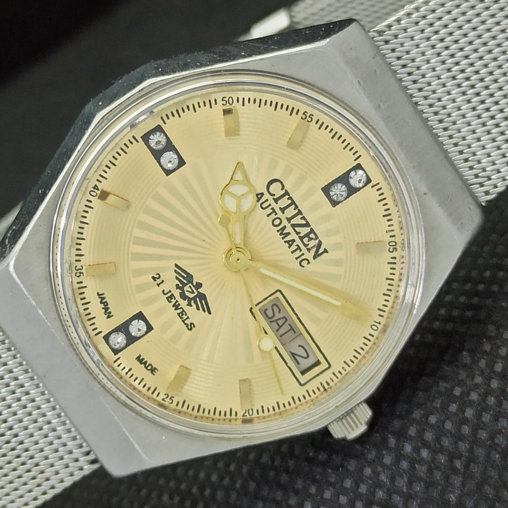 

Б/У винтажные мужские часы Citizen Automatic 8200 Japan Day/Date 532e-a286118-9 SKU532e-a286118-2