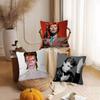 Sänger David Bowie Niedliche Cartoon L Spiel Kissenbezug Kissenhülle Polster Sofa Wurfkissen Heimdekoration Kissenbezug