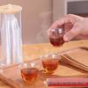 ZISIZ Disposable Chinese Style Plastic Tea Cups