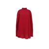 Women's Solid Color Batwing Sleeve Loose Chiffon Dress