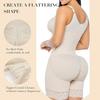 Gaine sculptante pour femme avec rehausseur de fesses, body shaper à bretelles réglables, fermeture éclair à l'entrejambe, body shaper pour la récupération post-opératoire, contrôle quotidien du ventre