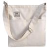 Large Canvas Tote A4 Canvas Duffle Plain Traveling Unisex Bag [VEAGIA] Bag, Size, Bag, Canvas, (Beige)