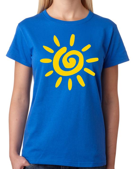 Summer T-Shirt Womens Tee The Sun Sunshine Ladies T-Shirt M