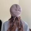 Knitted Hat Women's Winter Wool Hat Autumn and Winter Versatile Winter Warm Knitted Hat Women