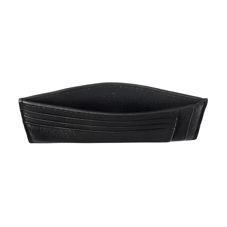 Gucci Double G Logo Grain Leather Card Holder Large Men Accessories Black 812681-AABY0-1000