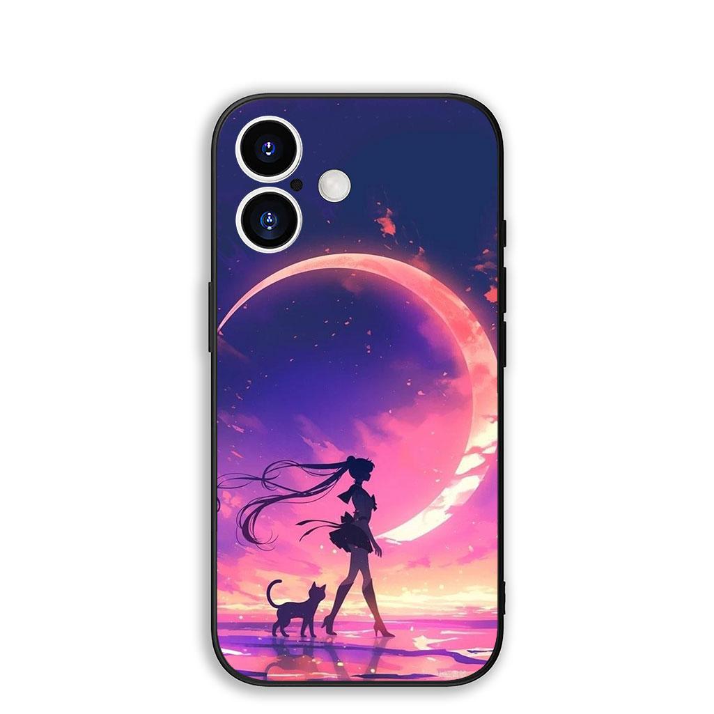

Cover for Apple iPhone 17 16 Plus 13 12 Pro Max Mini X XR Xs ProMax 16E 15+ 17+ Air Phone Case Comics S-Sailors Poster Moons iPhone 13 mini