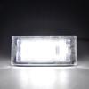 2Pcs No Error LED Number License Plate Lamp For BMW E46 2D facelift M3 facelift 2004-2006 White 12V Canbus License Plate Light