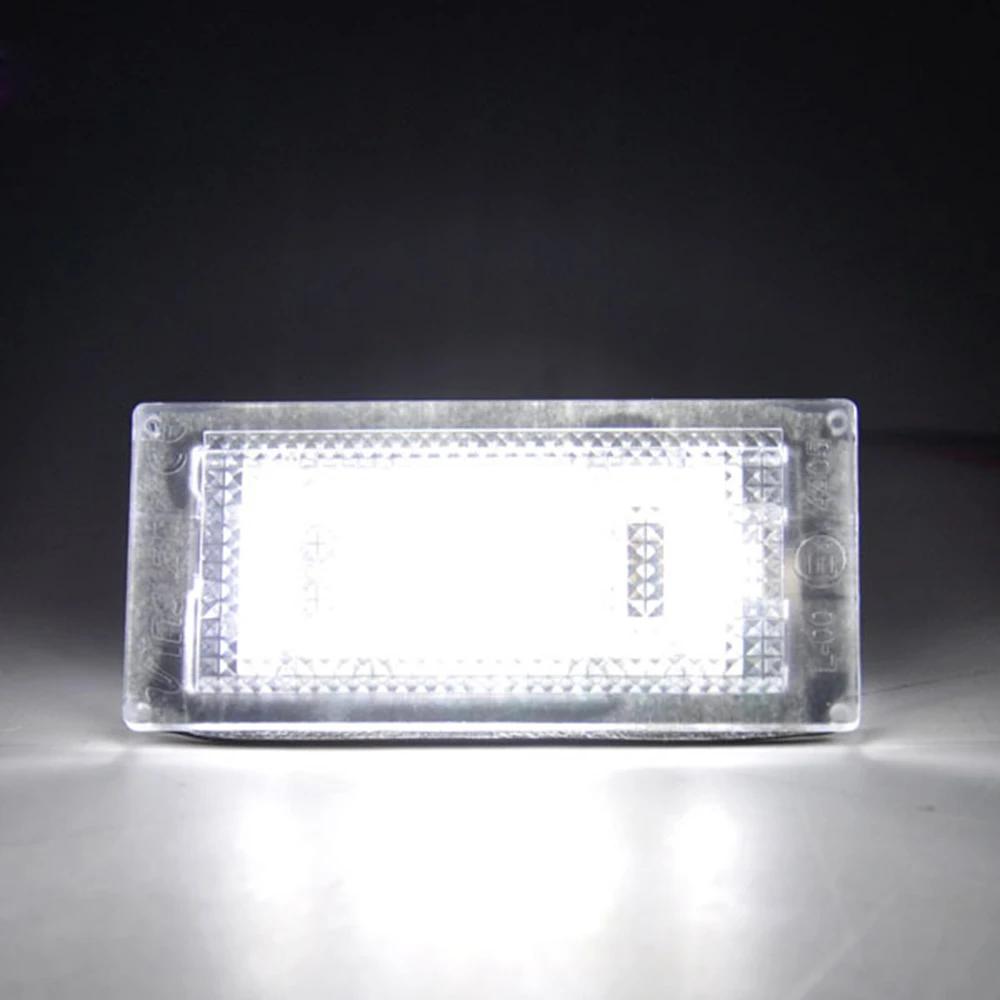 2Pcs No Error LED Number License Plate Lamp For BMW E46 2D facelift M3 facelift 2004-2006 White 12V Canbus License Plate Light