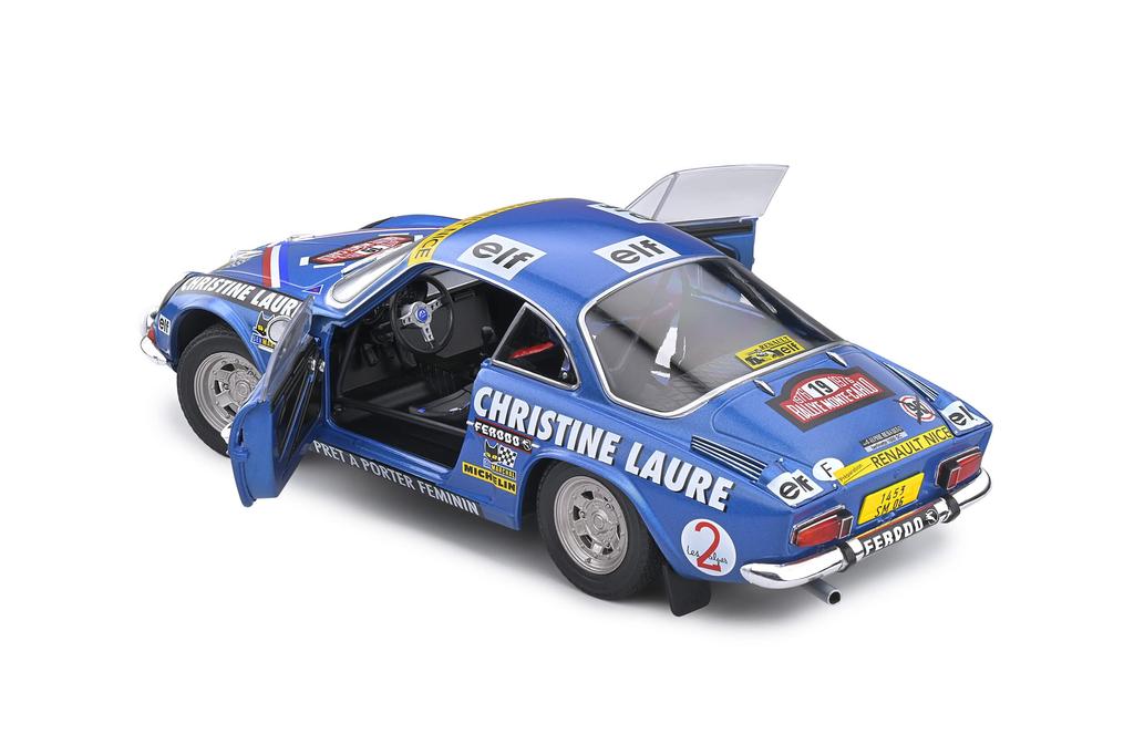 Solido 1/18 Alpine A110 1600S Rallye Monte Carlo 1976 #19 M. Mouton/F. Conconi S1804204