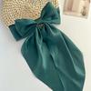 1PC Korean Big Bowknot Hair Clips for Women Girls Solid Satin Design Great for Enhancing Your Everyday Look
