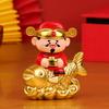 Yuanbao Design Nodding God of Wealth Ornament Automatic Nodding Car Ornaments  Car Gift
