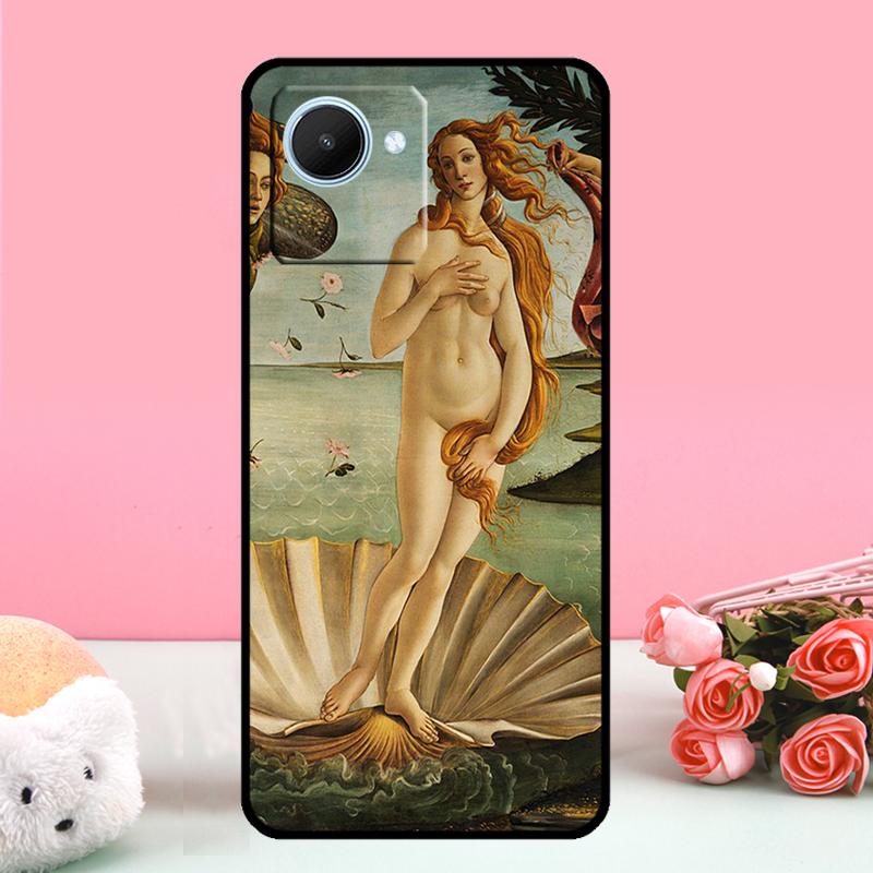 Sandro botticelli sztuka renesansu Dla Realme 12 Pro Plus 9 10 11 GT5 Pro GT Neo5 C21Y C25s C30 C31 C33 C35 C51 C53 C55 Etui