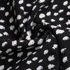 Women Summer Cotton A-line Dress Casual Butterfly Sleeve Full Length Turn-down Collar Mid-Calf Print