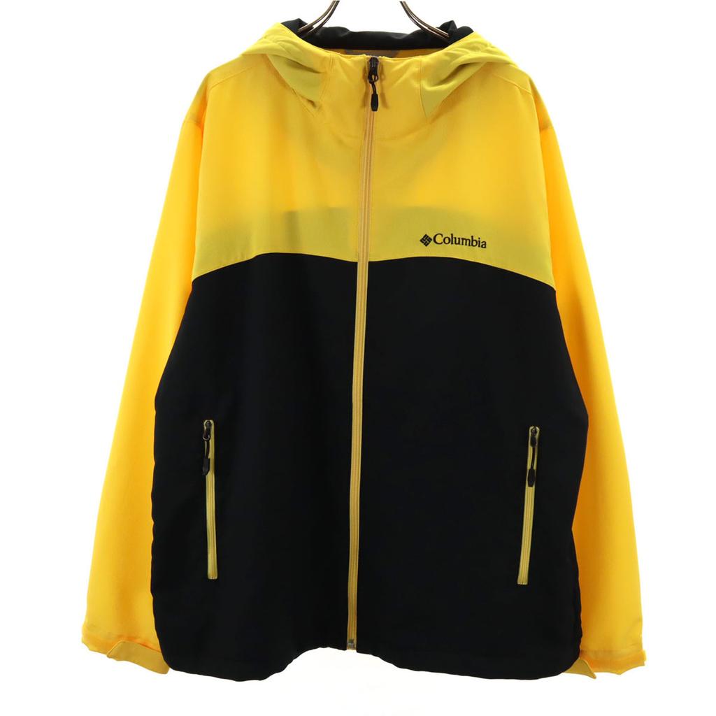 Columbia Bozeman Rock Jacket L Yellow Hoodie Outdoor Men's Used