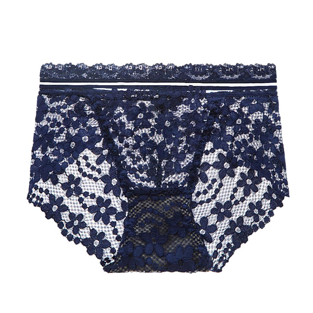 Sexy Ladies Transparent Lace Panties Cotton Hollow Breathable Quality Underpants