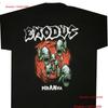 EXODUS Piranha T Shirt Black Cotton Unisex Size S M L XL Vintage Washed Graphic Slightly Stretched Soft Versatile Vintage