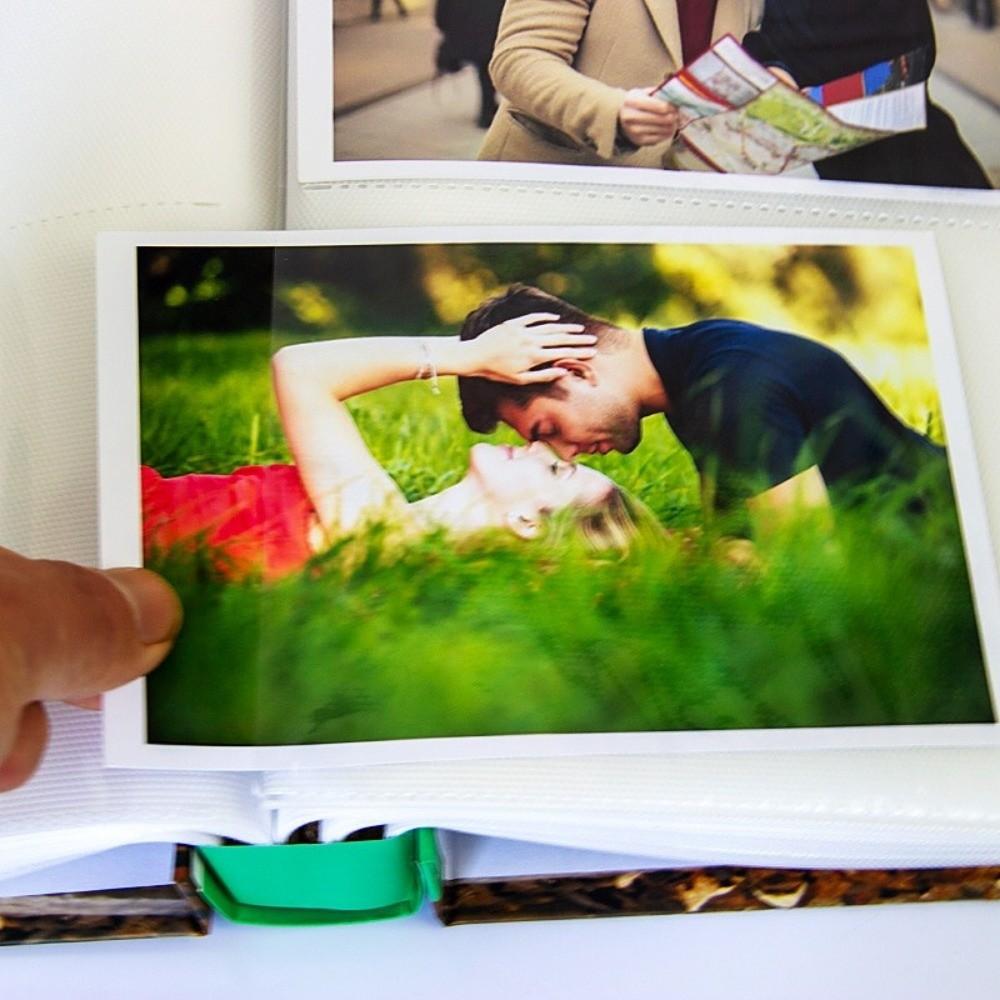 Laminated Photo Album 6 Inch 200 Pockets Photo Storage New Slip-in Picture Albums Home Storage