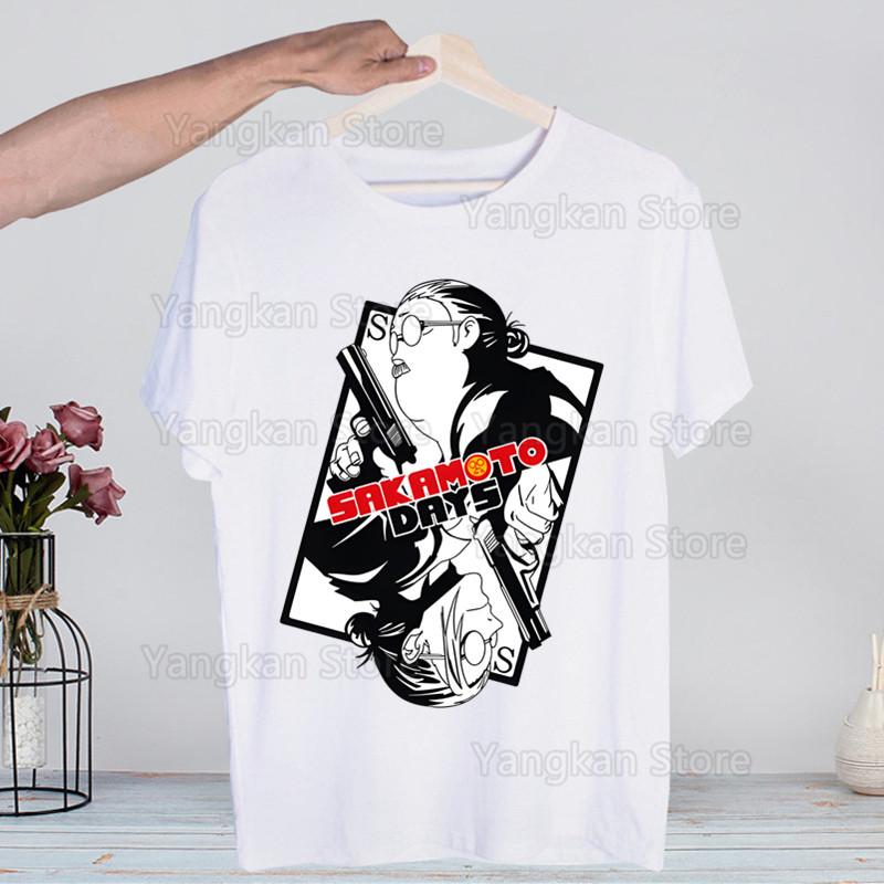Sakamoto Days T Shirt Men Shirts Quality Summer Top Tshirts Short Sleeves Tees T-Shirt